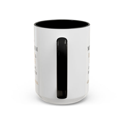 Joy in Minimalism Luxury & Lights Coffee Mug — Holiday Gilded Snowfall Design (11/15oz)