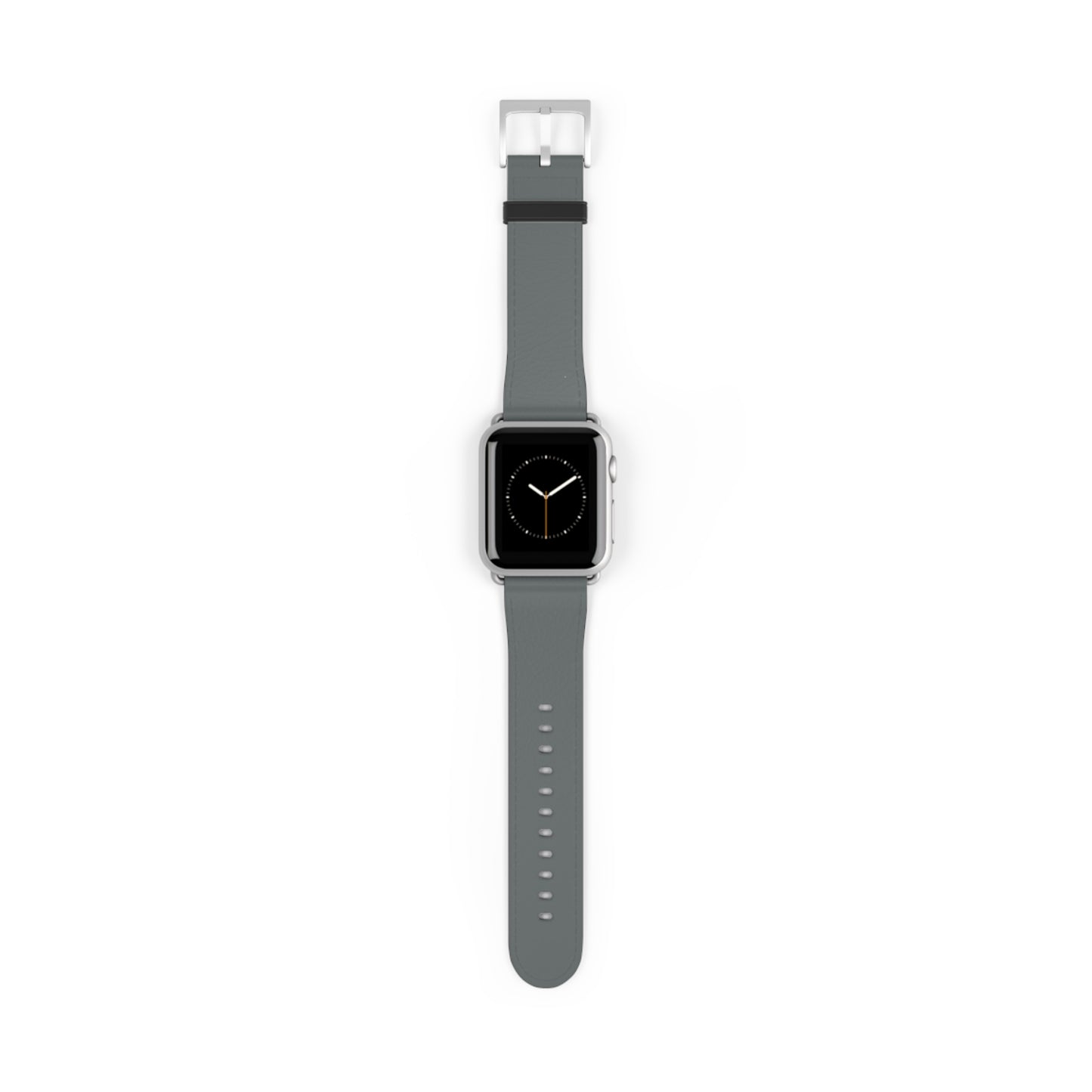 Stylish Gray Silicone Watch Band for Apple Watch - Modern & Comfortable Design