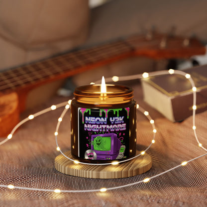 Glow-in-the-Dark Scented Candle, Aromatherapy, Home Décor, Gift for Gamers, Halloween Decorations, Relaxation