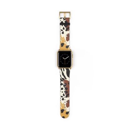 Wildlife Print Watch Band - Trendy and Stylish Accessory for Animal Lovers
