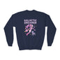 Youth Sweatshirt — "Galactic Dreamer" Astronaut Mermaid Crewneck