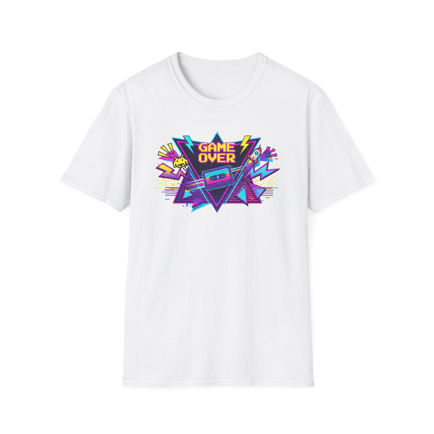 Retro 'Game Over' Graphic T-Shirt — 80s Arcade Gamer Tee