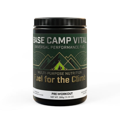 Base Camp Vital Pre-Workout – Watermelon Energy & Performance | Supports the USO Watermelon (300g, 10.58oz) (free shipping)