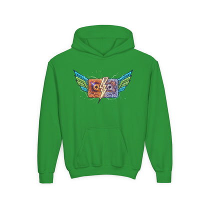Youth Retro Cassette Wings Hoodie