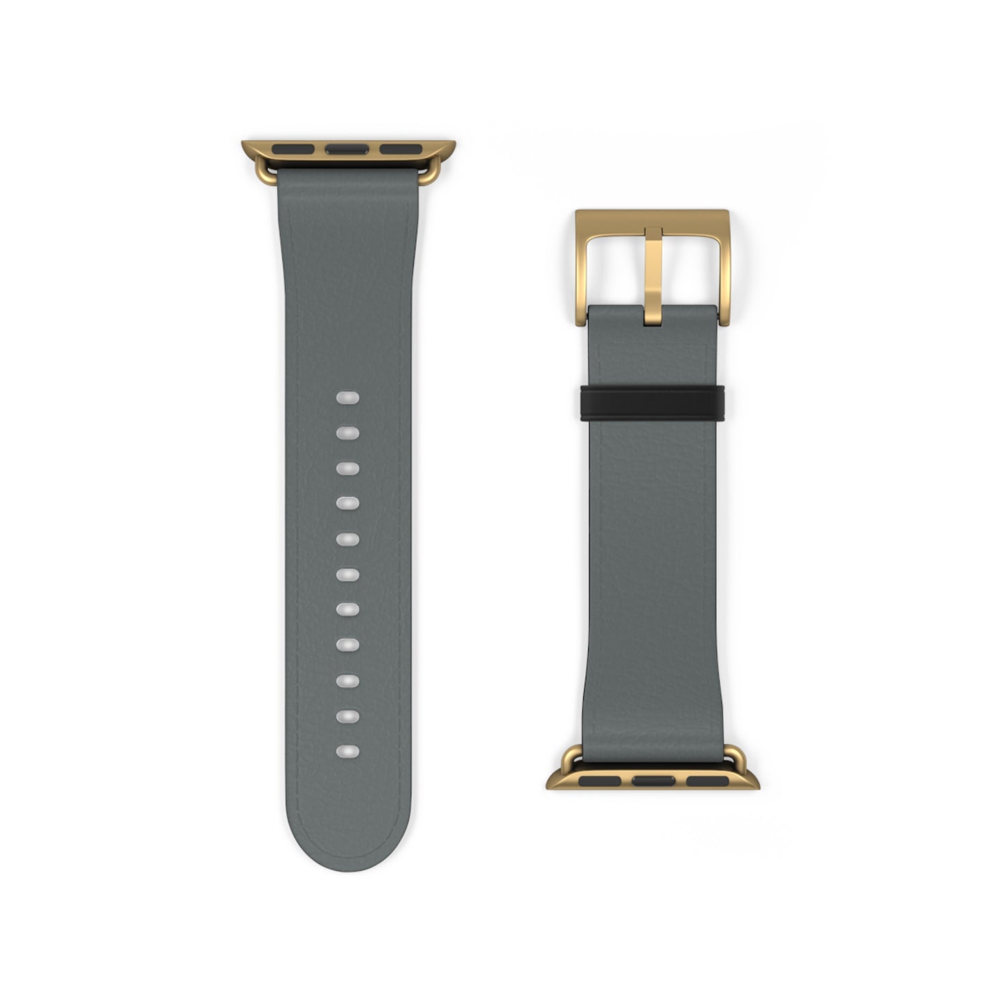 Stylish Gray Silicone Watch Band for Apple Watch - Modern & Comfortable Design