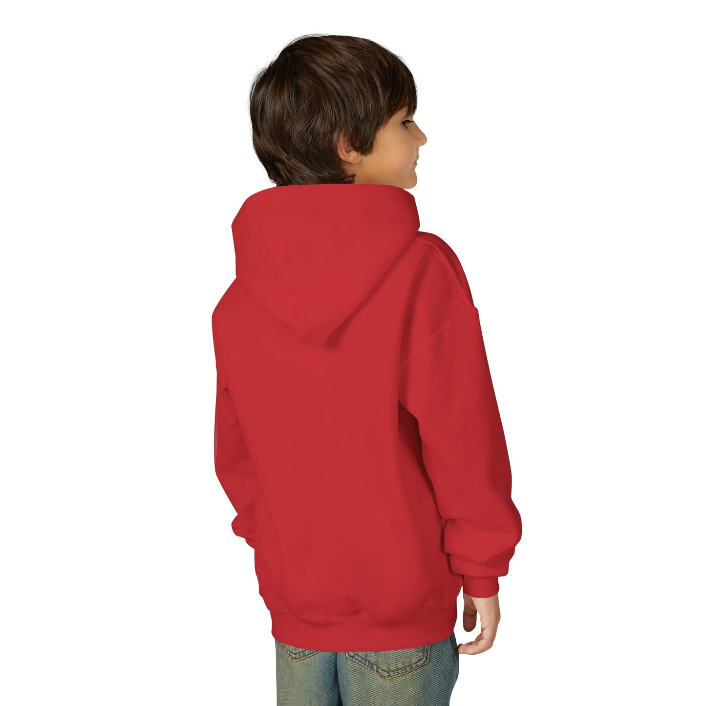 Youth Hoodie — "Santa Rocks" Cool Santa Christmas Sweatshirt