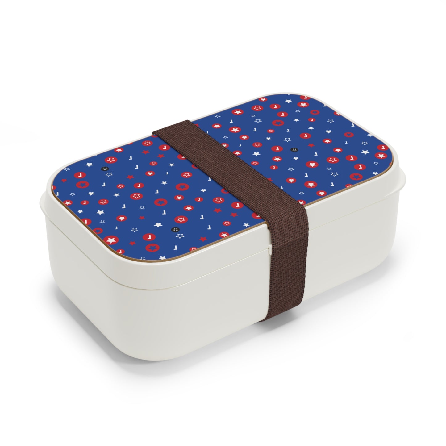 Patriotic Bento Lunch Box for Kids - Fun Star & Circle Design
