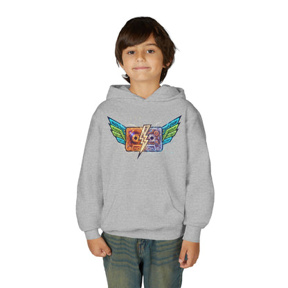 Youth Retro Cassette Wings Hoodie