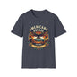 Americana Voyage retro Graphic T-Shirt — Coast to Coast Eagle Sunset