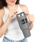 40oz Insulated Travel Mug — "It's a New Day" Motivational Tumbler