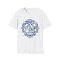Rococo Smartphone Toile - Captain & First Mate Nautical Crew T-Shirt — Vintage Ship Wheel Illustration