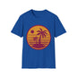 Retro Palm Sunset T-Shirt — Vintage Beach Palm Tree Tee