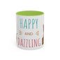 Happy and Dazzling Smoking Cat Coffee Mug — Cute Ginger Cat Accent Mug (11/15oz) (free shipping)