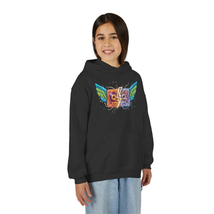 Youth Retro Cassette Wings Hoodie