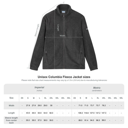 Columbia Fleece Jacket — Cozy Lightweight Zip-Up