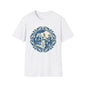 Vintage Blue Rococo Smartphone Toile -  T-Shirt