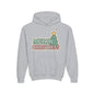 Kids youth Merry Christmas Hoodie — Pastel Tree Holiday Pullover