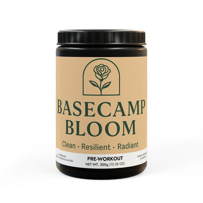 Base Camp Bloom Pre-Workout Supplement, Watermelon (300g, 10.58oz)