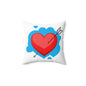 Valentine Heart Arrow Decorative Pillow - Cute Love Throw Cushion (free shipping)