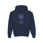 Youth Hoodie — Neon k-Pops Gamer Girl Graphic “Pixel Pal” Streetwear