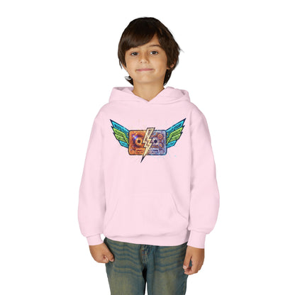 Youth Retro Cassette Wings Hoodie