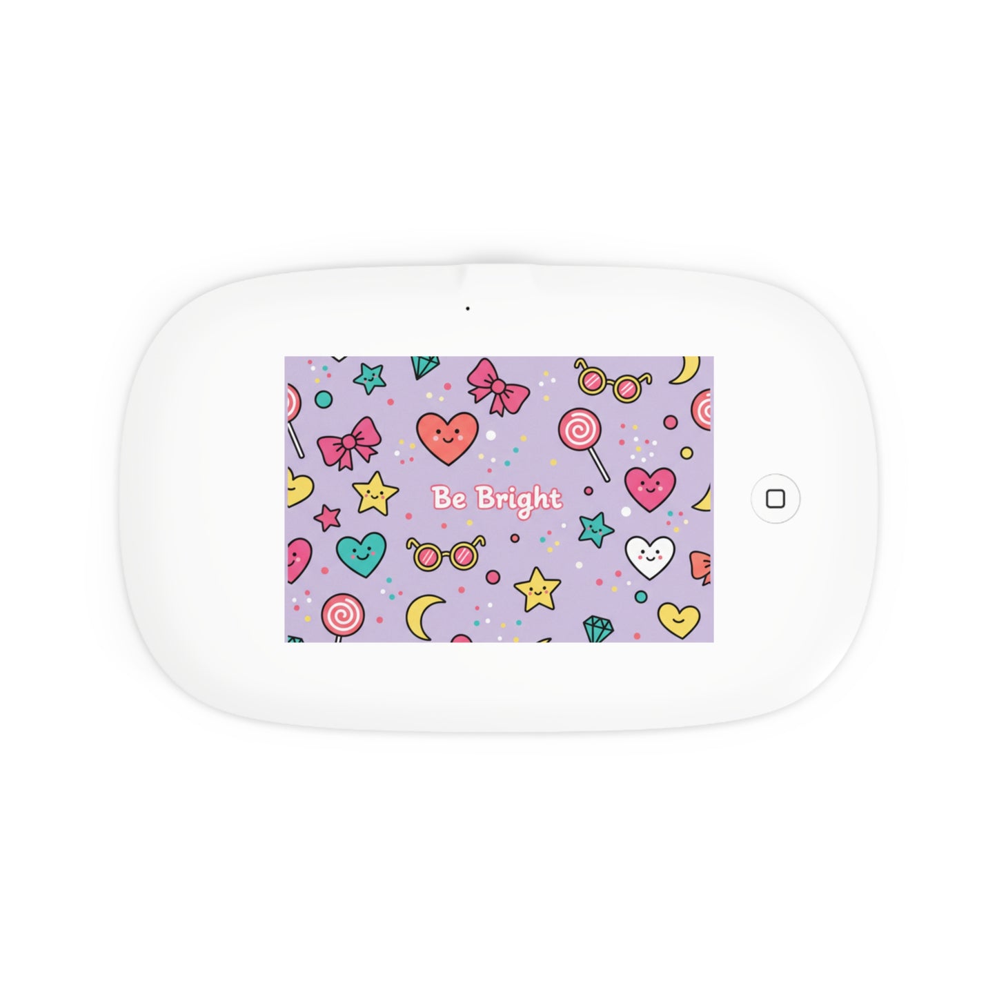 UV Phone Sanitizer & Wireless Charger — "Be Bright" Cute Kawaii Design (free Shipping)