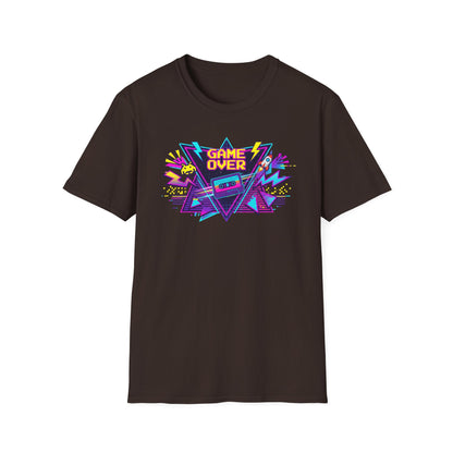 Retro 'Game Over' Graphic T-Shirt — 80s Arcade Gamer Tee
