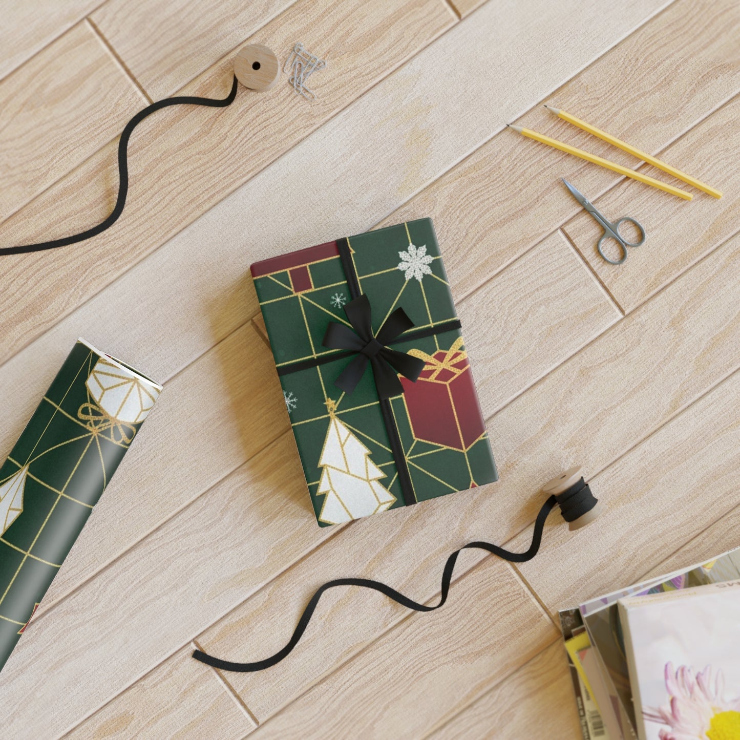 Gift Wrapping Paper Rolls, 1pc