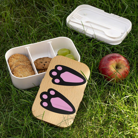 Cute Cat Paw Print Bento Lunch Box