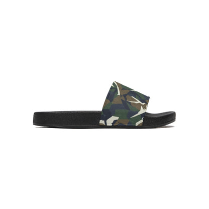 Men's Slide Sandals Refined Geometric Camouflage