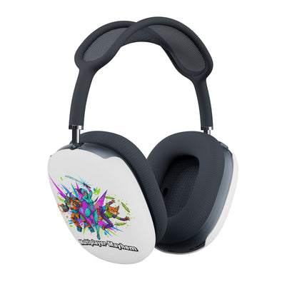 Gaming Headphones — 'Multiplayer Mayhem' themed Colorful Gamer Graphic Protective Headphones  (free shipping)