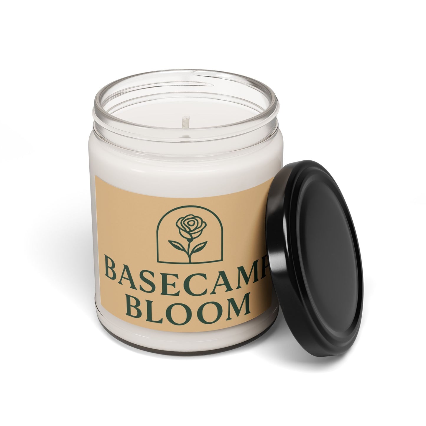 Basecamp Bloom Scented Soy Candle — 9oz Floral Aromatherapy Jar