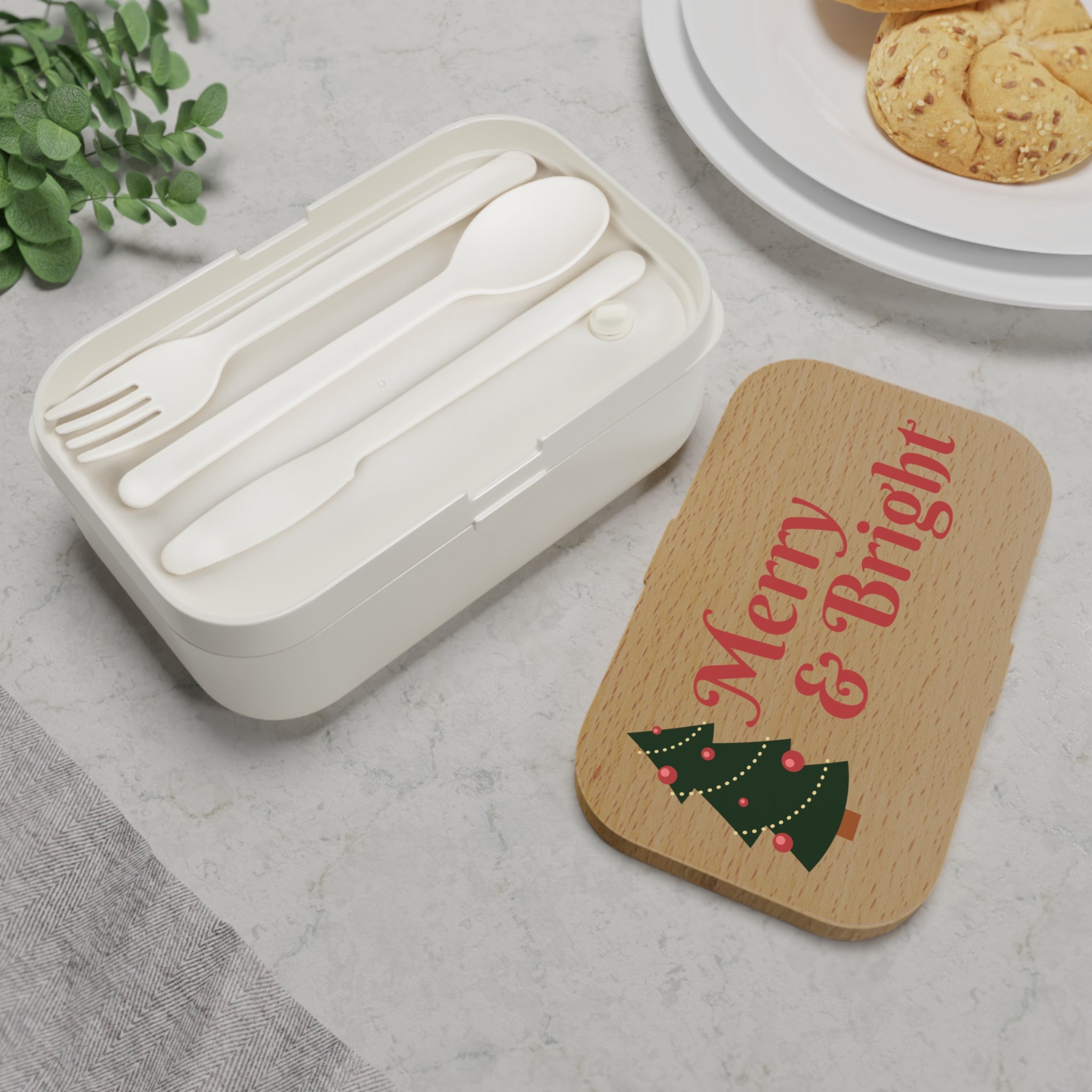 Christmas Bento Lunch Box – Merry & Bright Design