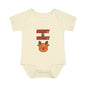 Merry & Bright Baby Bodysuit - Cute Reindeer Christmas Infant Onesie