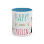 Happy and Dazzling smoking cat Cat Accent Coffee Mug — Cute Black Cat Coffee Cup (11/15oz) (free shipping)