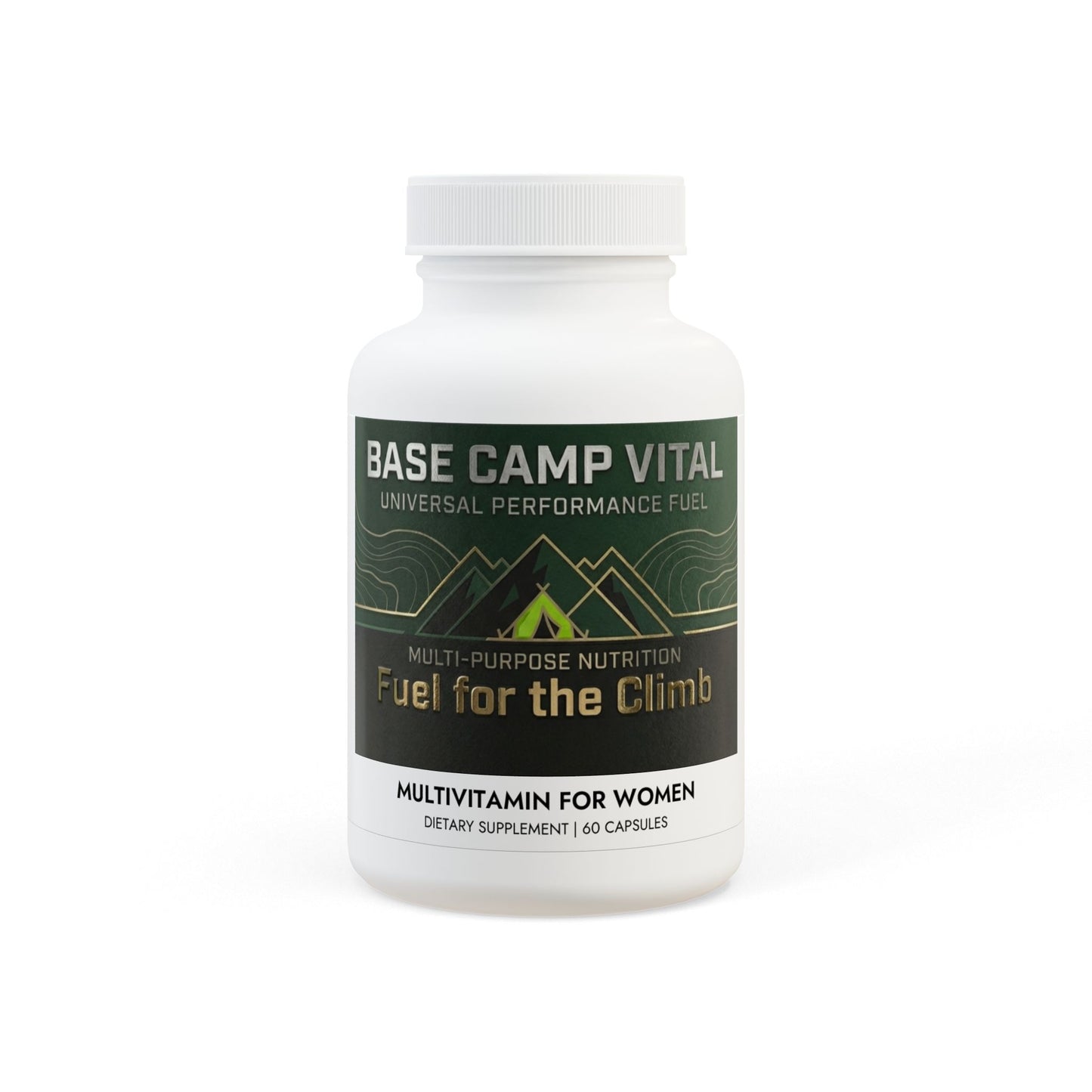 Base Camp Vital Women’s Multivitamin – Energy, Exercise & Beauty Support 60 Capsules) (free shipping)