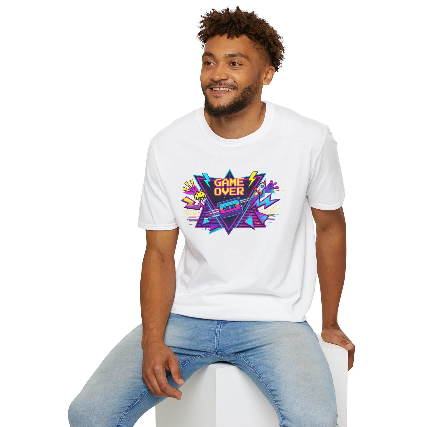 Retro 'Game Over' Graphic T-Shirt — 80s Arcade Gamer Tee