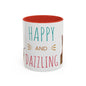 Happy and Dazzling Smoking Cat Coffee Mug — Cute Ginger Cat Accent Mug (11/15oz) (free shipping)