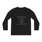 TikTok Halloween Long Sleeve Tee, Youth Costume Shirt, Spooky Apparel, Trick or Treat Top, Youth Ghost Halloween Shirt