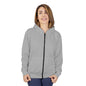 Women’s Cozy light gray Zip Hoodie - All-Over Print Design for Everyday Comfort