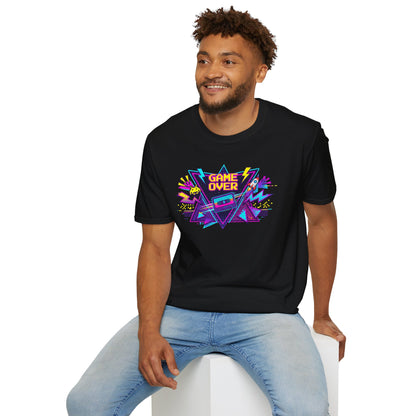Retro 'Game Over' Graphic T-Shirt — 80s Arcade Gamer Tee
