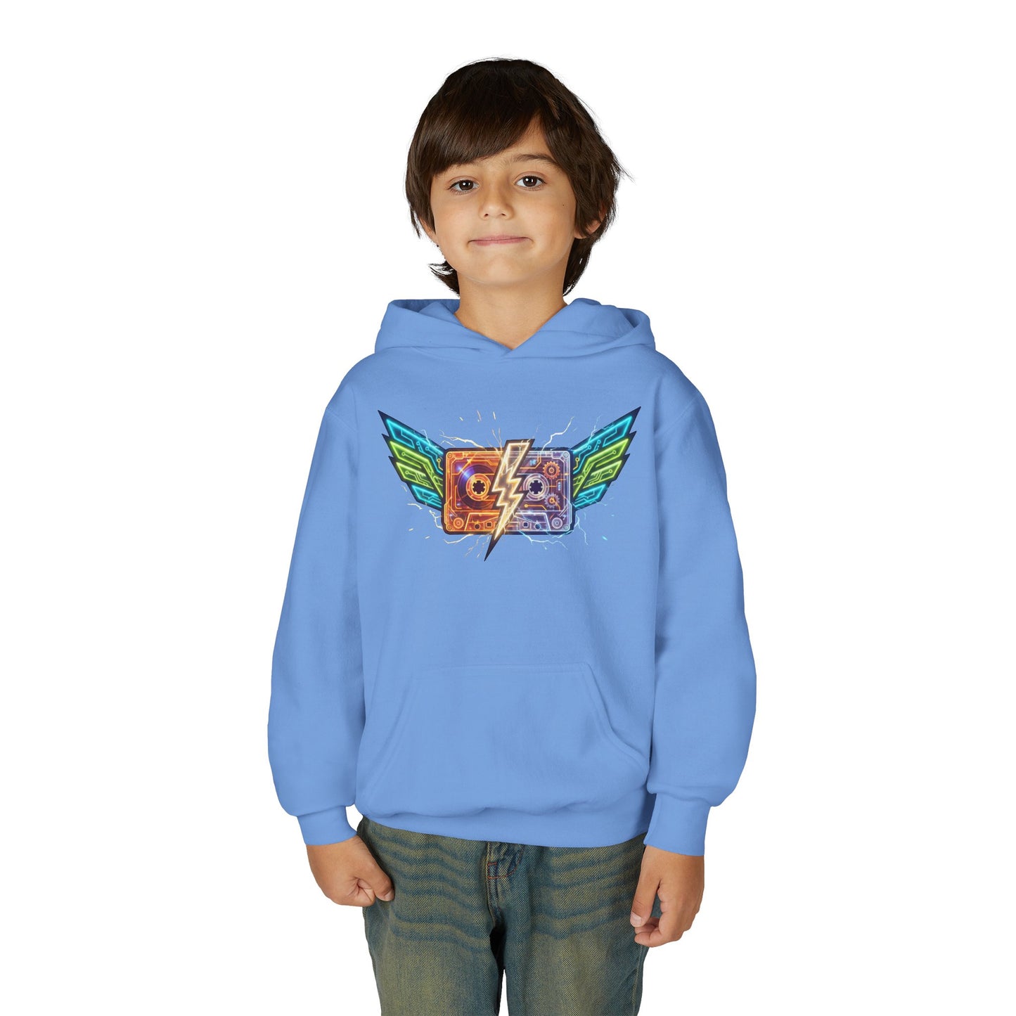 Youth Retro Cassette Wings Hoodie