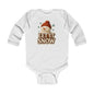 Infant Bodysuit — 'Let It Snow' Snowman Long-Sleeve Baby Onesie (Holiday Winter)