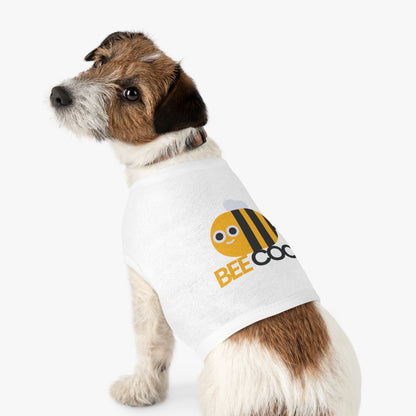 Bee Cool Pet Tank Top — Cute Yellow Bee Dog Shirt