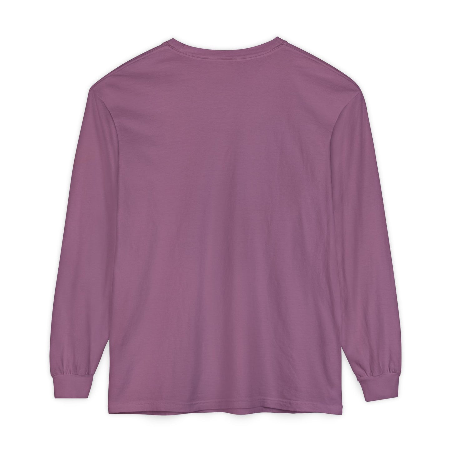 Women’s vibrant Berry Long Sleeve T-Shirt - Garment-Dyed Casual Wear