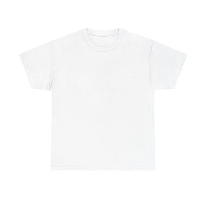 Women’s Casual white Heavy Cotton Tee - Perfect for Everyday Wear