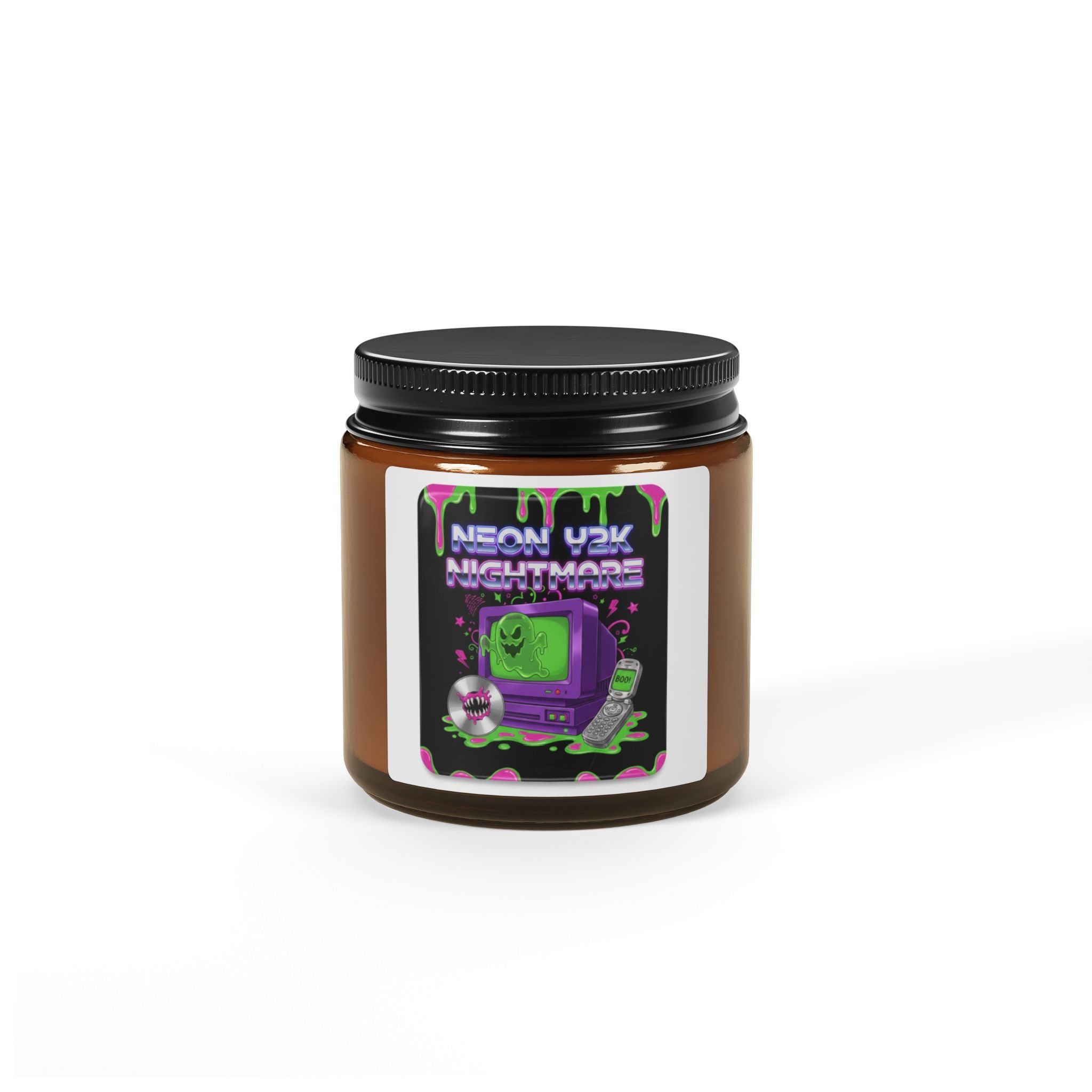 Glow-in-the-Dark Scented Candle, Aromatherapy, Home Décor, Gift for Gamers, Halloween Decorations, Relaxation