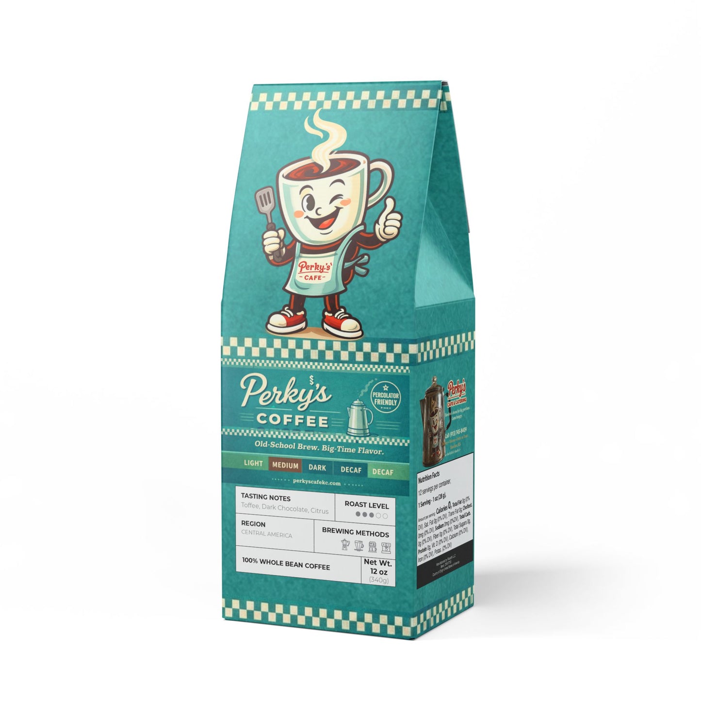 Perky’s Cafe KS Coffee Blend (Medium Roast)