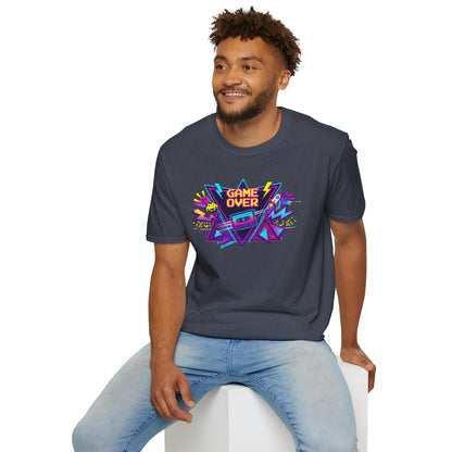 Retro 'Game Over' Graphic T-Shirt — 80s Arcade Gamer Tee