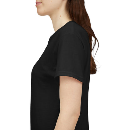 Women’s Casual Black Heavy Cotton Tee - Perfect for Everyday Comfort